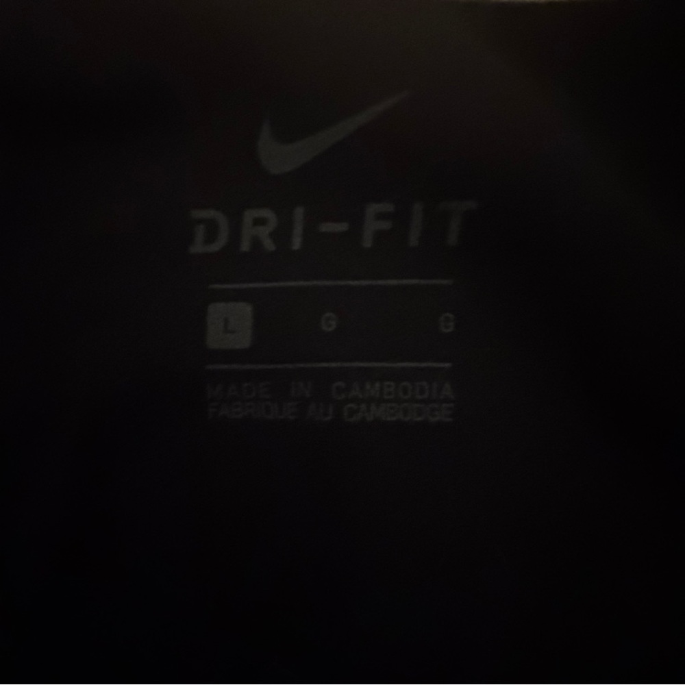NWT | Nike DRI-FIT Black Athletic Tank Top | Size Large (12-14) - Picture 3 of 5